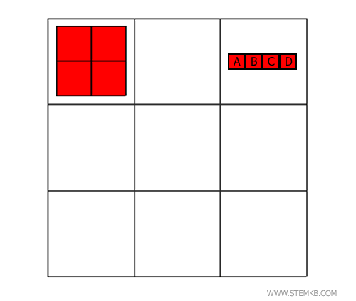 Output of the command cellplot()