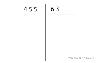 long division example