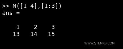 another 2x3 submatrix with non-adjacent rows
