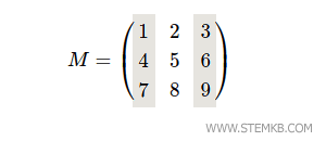 which are the first and third columns of the matrix.