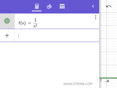a function on Geogebra