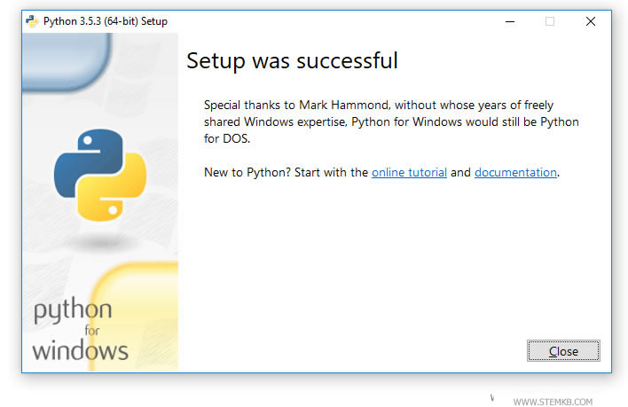 click on CLOSE button