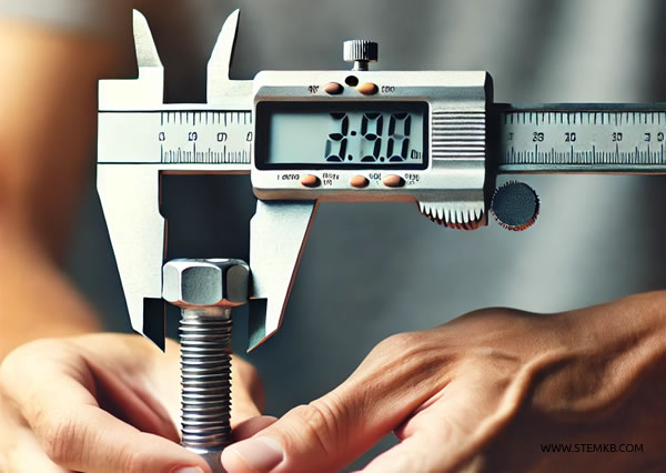 example of a caliper measurement
