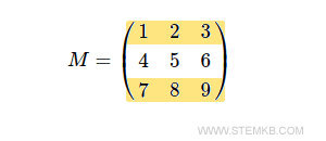 extract the first and third row of the matrix