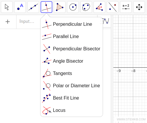 Perpendicular bisector