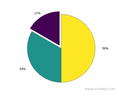 an example of pie chart