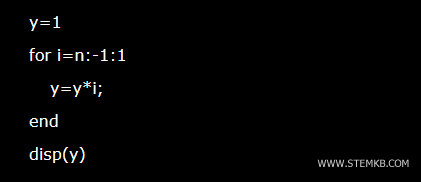  algorithm for calculating the factorial 