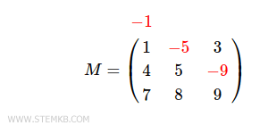 why is element -1 not in array?